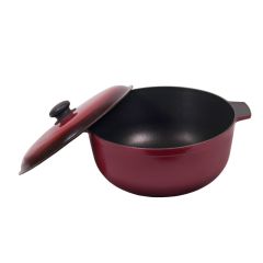 Каструля з кришкою склоемаль 7л ЛА07, 4820149870779