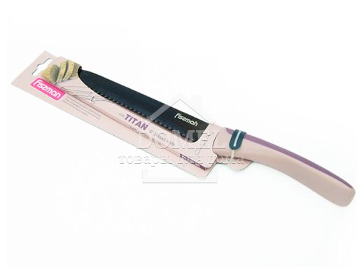 Хлібний ніж TITAN 20 см (нерж. сталь з титановим покриттям)