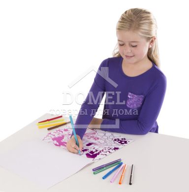 MD30303 Foil Coloring Pad - Favorite Things (Раскраска-фольга "Любимые вещи"), Для девочек, От 3 лет, Раскраски