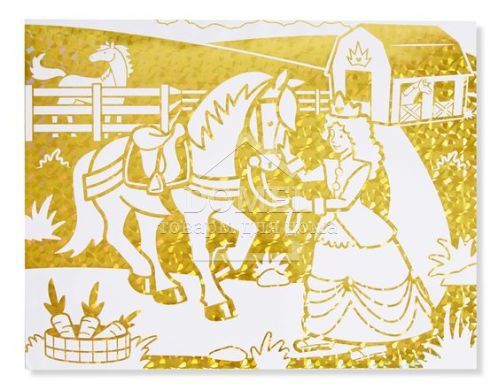 MD30303 Foil Coloring Pad - Favorite Things (Раскраска-фольга "Любимые вещи"), Для девочек, От 3 лет, Раскраски