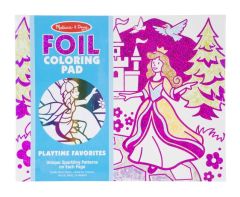 MD30303 Foil Coloring Pad - Favorite Things (Раскраска-фольга "Улюблені речі"), Для дівчаток, Від 3 років, Розмальовки