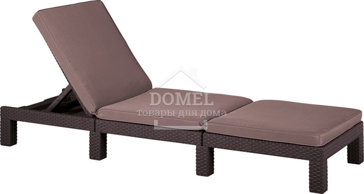 Шезлонг Daytona коричнево-бежевый, 8711245127972
