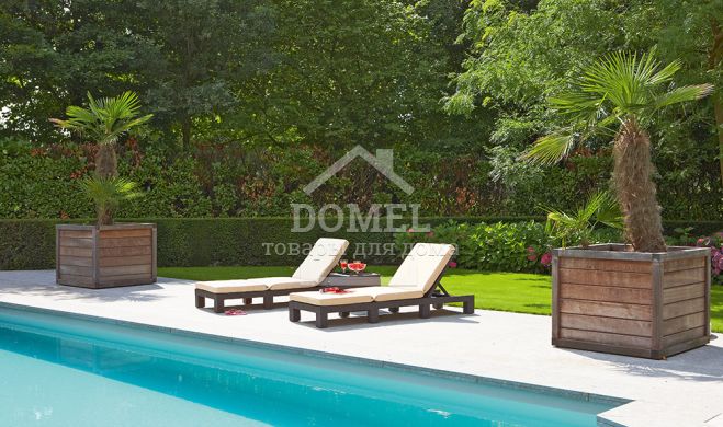 Шезлонг Daytona коричнево-бежевый, 8711245127972