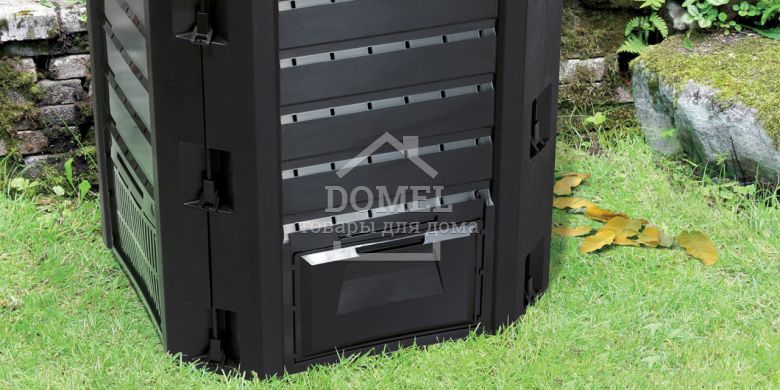 Компостер COMPOGREEN 380 л, черный, 5905197960500