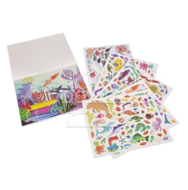 MD30500 Reusable Sticker Pad - Under the Sea (Набор многоразовых наклеек "Под водой"), От 3 лет, Многоразовые