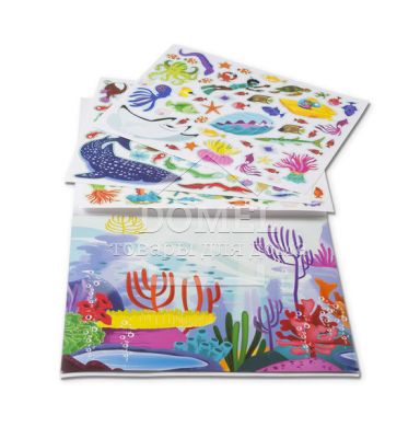 MD30500 Reusable Sticker Pad - Under the Sea (Набор многоразовых наклеек "Под водой"), От 3 лет, Многоразовые