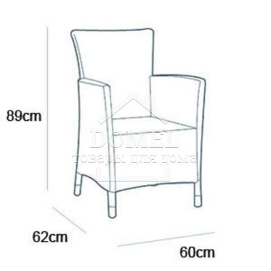 Стілець пластиковий Iowa DC, 8711245121628