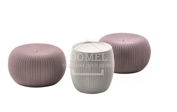 Кресло-пуф KNIT COZIES беж, 7290106927025
