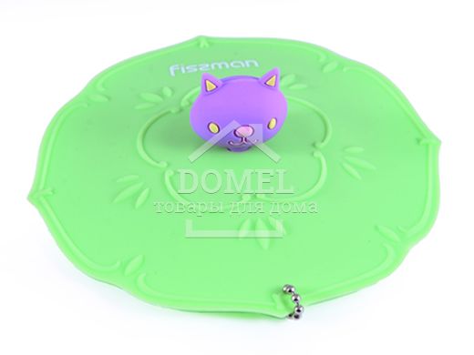 Кришка КОШЕНЯ 11,5 см, колір ЗЕЛЕНИЙ ЧАЙ (силікон)