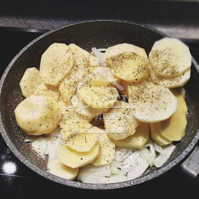 Сковорода для жарки ROCK STONE 20x4,5 см со съемной ручкой (алюминий с антипригарным покрытием)