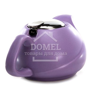 Заварочный чайник 750 мл с ситечком, цвет лиловый (керамика)