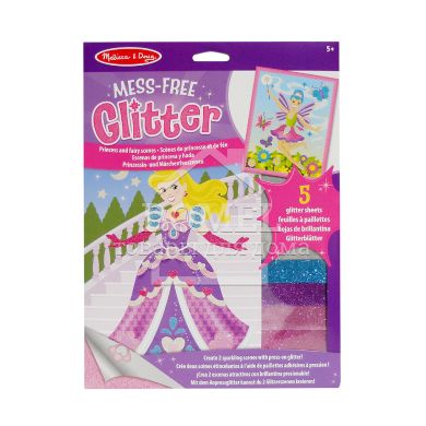 MD19509 Princess & Fairy Scenes (Набор для творчества с блестящими наклейками "Принцесса и фея")