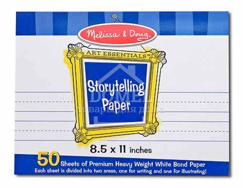 MD4103 Storytelling Paper Pad (8.5 "x11") (Альбом для малювання 28х22 см), Від 3 років, Альбом