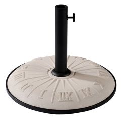 Подставка для зонта бетон TE-G1-15, 15 кг белая дизайн часов