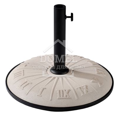 Підставка для парасолі бетон TE-G1-15, 15 кг біла дизайн годинника