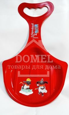 Зимові санки-лопата"Alpen Rutscher" з принтом, Санки-ледянки