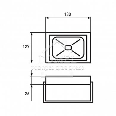 EUROELECTRIC LED Прожектор SMD білий 10W 6500K classic, 10W, IP65, 6500K, 800Lm
