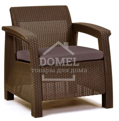 Кресло Corfu Duo коричневое, 3253929122088