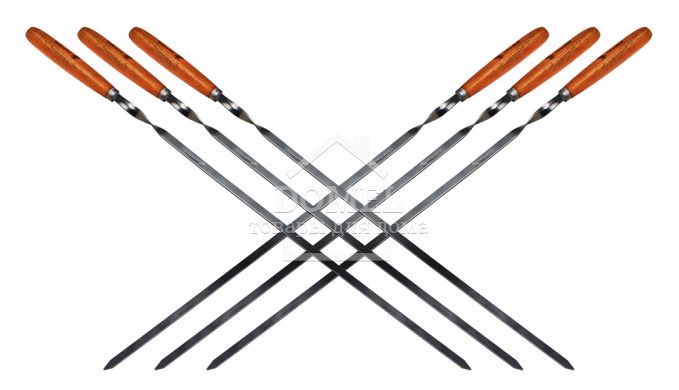 Набор шампуров 6 * 60см арт.JR003W