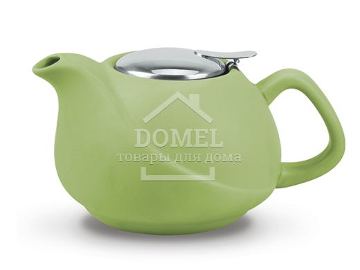 Заварочный чайник 750 мл с ситечком, цвет светло-зеленые (керамика)