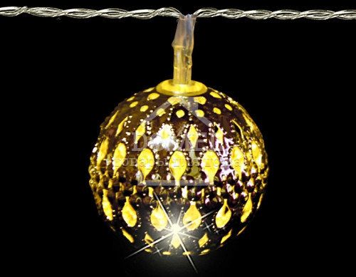 Гірлянда "Золотаві кульки", 1,05 м