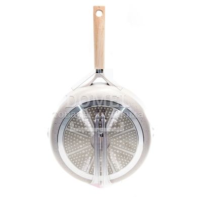 Глубокая сковорода BORNEO 24x7,2 см (алюминий с антипригарным покрытием)