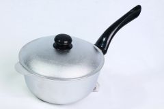 Ковшик з пластмасовою ручкою та кришкою 2л БК2,0к, 4820149872629