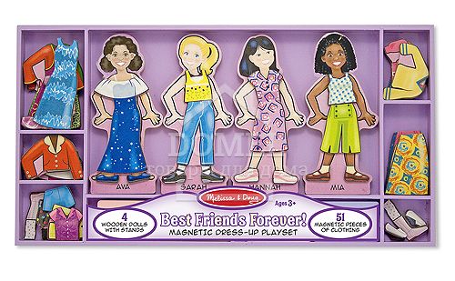 MD3549 "Друзья навсегда" магнитная одевалка