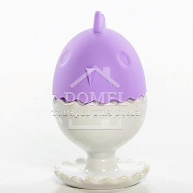 Підставка для яйця 5 см з силіконовою кришкою (кераміка) ціна за 1 од., Підставки для яєць, Кераміка