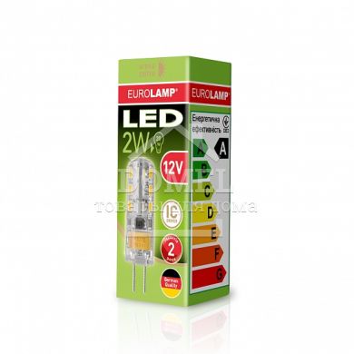 EUROLAMP LED Лампа капсульная G4 2W G4 3000K 12V, G4, 3000K, 135Lm, 2W