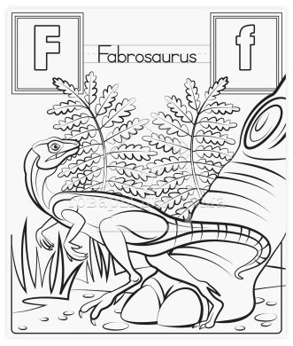 MD19111 English Alphabet Dinosaur Colouring Pad (Гигантская раскраска с динозаврами "Английский алфавит")