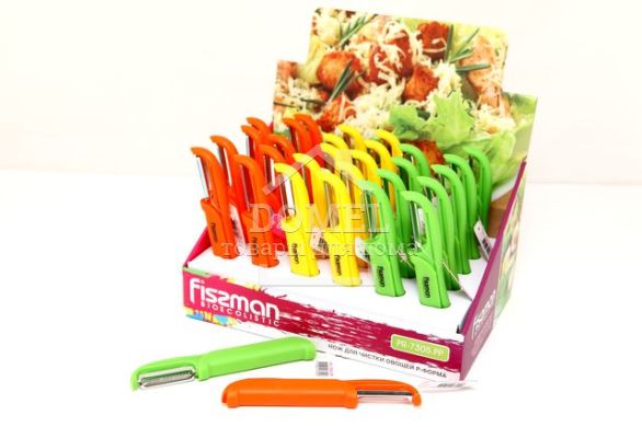 Ніж для чищення овочів P-форма з двома лезами (нерж. cталь), ціна за 1од