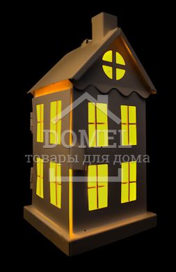 Украшение декоративное металлическое "Дом", белый