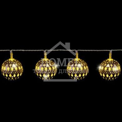 Гірлянда "Золотаві кульки","Luca" 1,05 м