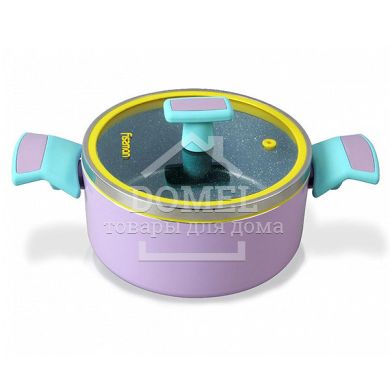 Каструля 20x9 см / 2,8 л BORA BORA зі скляною кришкою (алюміній з антипригарним покриттям)