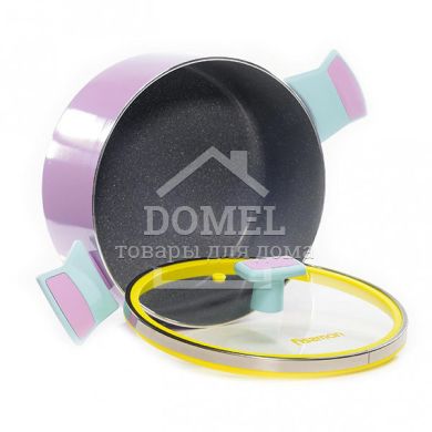 Каструля 20x9 см / 2,8 л BORA BORA зі скляною кришкою (алюміній з антипригарним покриттям)