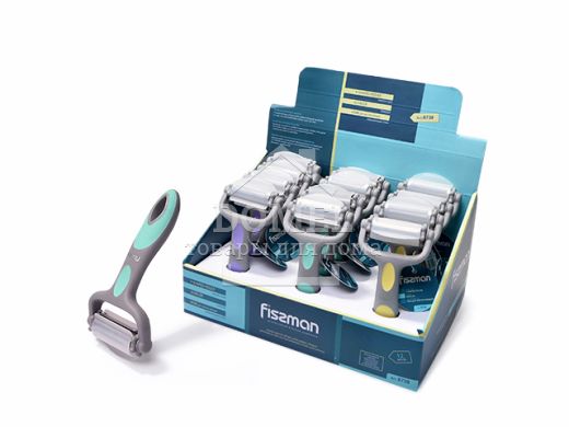 Нож для чистки овощей с 3-мя насадкам Y-форма (нержавеющая сталь), цена за 1од