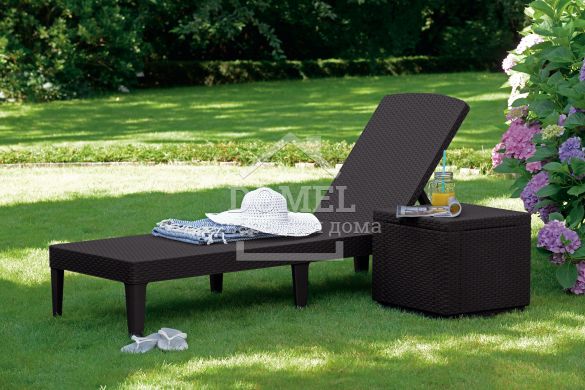 Шезлонг, Jaipur Sun lounger, виски коричневый, 8711245144894