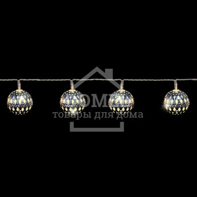 Гірлянда "сріблясті кульки","Luca" 1,35 м