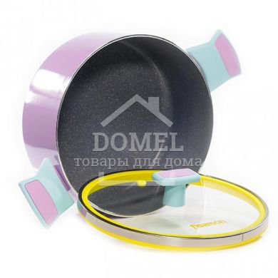 Каструля 28x13 см / 8 л BORA BORA зі скляною кришкою (алюміній з антипригарним покриттям)