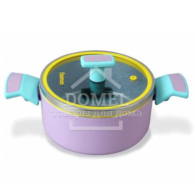 Каструля 28x13 см / 8 л BORA BORA зі скляною кришкою (алюміній з антипригарним покриттям)