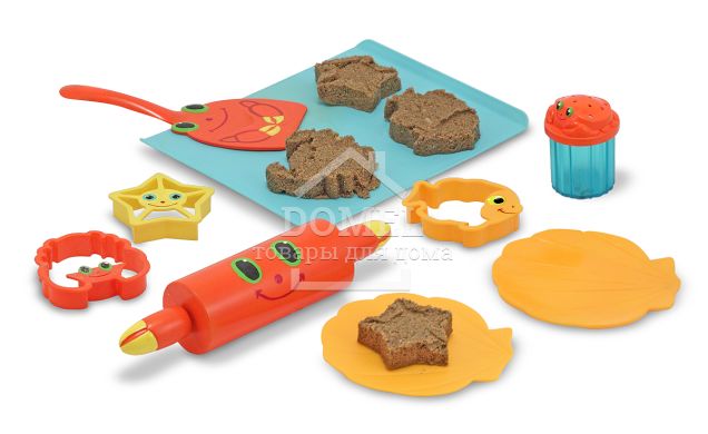 MD6434 Seaside Sidekicks Sand Cookie Set (Набір для приготування пісочного печива), Від 3 років, Іграшки для піску і пляжу