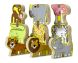 MD9024 Stacking Wooden Chunky Puzzle - Zoo Animals (Дерев'яна головоломка-укладка "Сафарі"), Від 2 років, Пазли дерев'яні