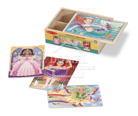MD9520 Fanciful Friends Puzzles in a Box (Сказочные друзья - набор из 4 пазлов)