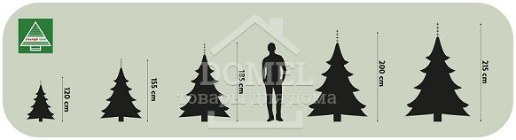 Елка искусственная Forrester зеленая, 1,85 м, Triumph Tree &reg;, Ёлка, Зеленый, 150 - 200 см