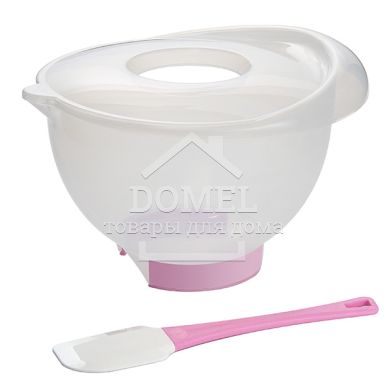 Контейнер для приготування тіста, 3л, 3 л, Харчовий пластик, Кругла