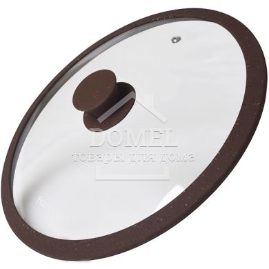 Кришка Fissman Arcades 28 см темно-коричнева 9970