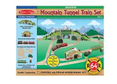 MD611 Mountain Tunnel Train Set (Дерев'яна залізниця "Гірський тунель"), Для хлопчиків, Від 3 років, Дерев'яний транспорт