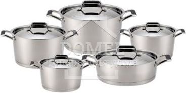 Набір посуду ELARA 10 пр. з металевими кришками