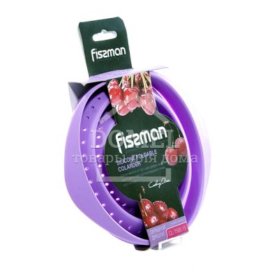 Складаний друшляк 15x9 см, колір ЛІЛОВИЙ (силікон)